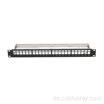 Kabelfeld Keystone Jack Cat6a UTP Patch Panel